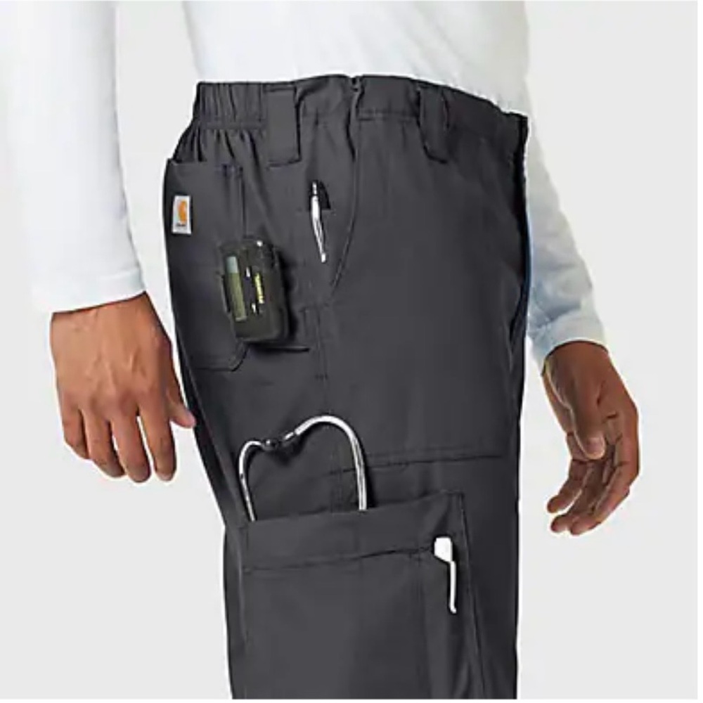 Carhartt RIPSTOP BOOT CUT 8-
POCKET CARGO SCRUB PANT Size XL - Picture 4 of 10